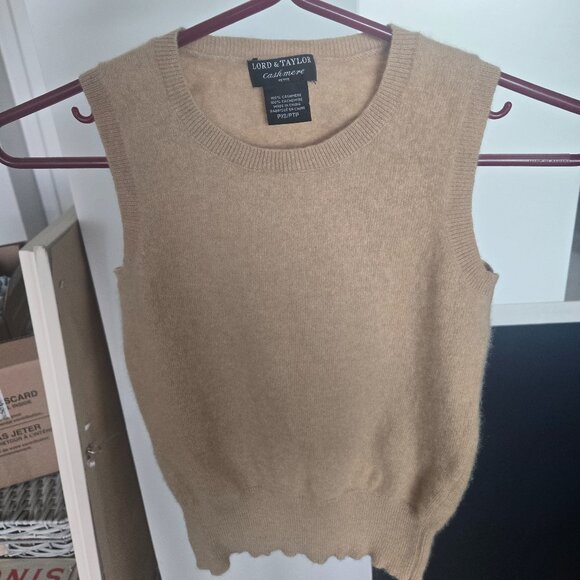 100% Cashmere Sweater Vest - Picture 1 of 3